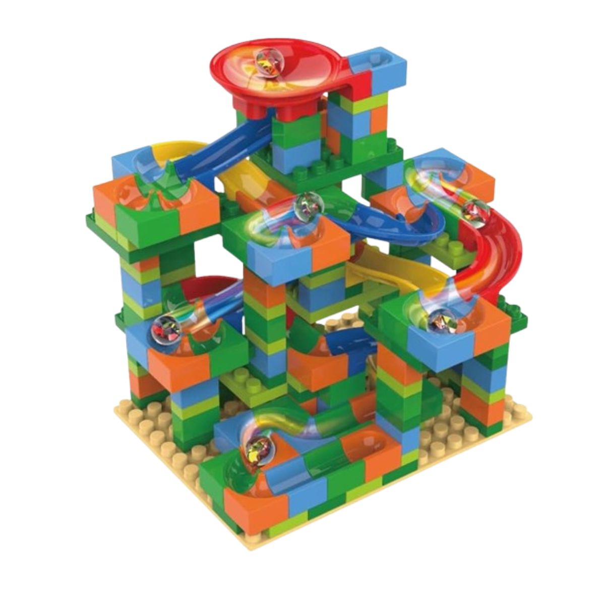 Pista De Corrida Labirinto Rola Bola 221 Peças - Ark Toys Pista De Corrida Labirinto Rola Bola 221 Peças - Ark Toys